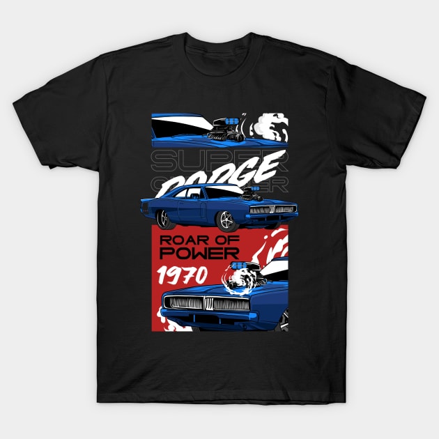 Charger SRT  Muscle Car T-Shirt by milatees